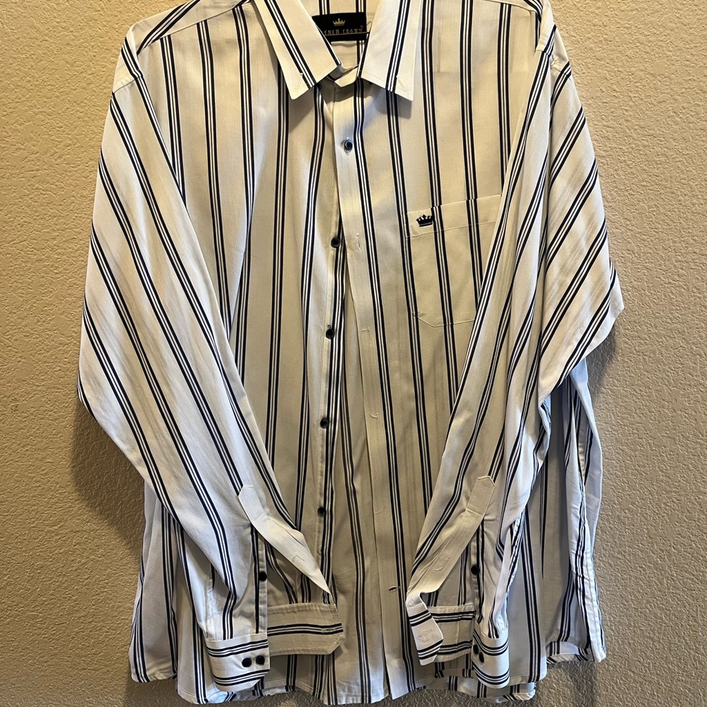 Classic Striped Button Down Shirt for Men